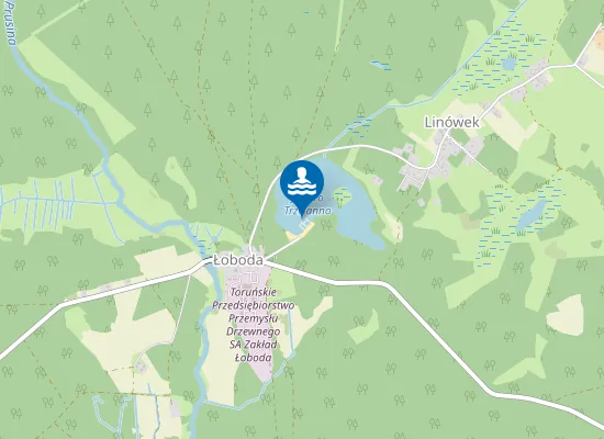 Map of KĄPIELISKO TRZCIANNO