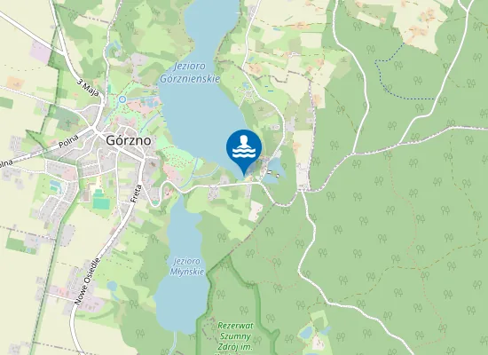 Map of KĄPIELISKO NAD JEZIOREM GÓRZNIEŃSKIM