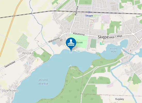 Map of Kąpielisko nad Jeziorem Skępskim Wielkim
