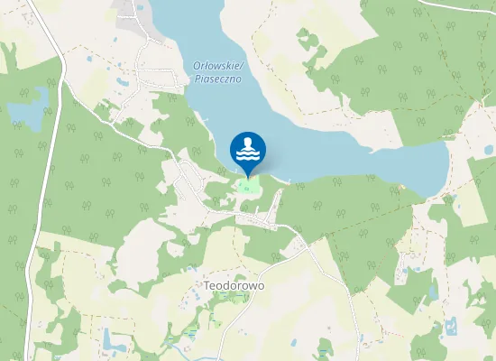Map of Kąpielisko nad Jeziorem Orłowskim