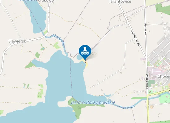 Map of KĄPIELISKO PLAŻA CHOCEŃ