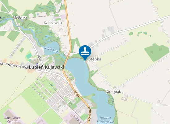 Map of KĄPIELISKO LUBIEŃSKIE