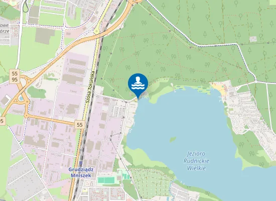 Map of KĄPIELISKO PLAŻA DZIKA