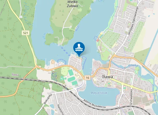 Map of KĄPIELISKO MIEJSKIE IŁAWA-CHODKIEWICZA