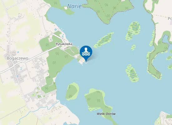Map of Kąpielisko Bogaczewo