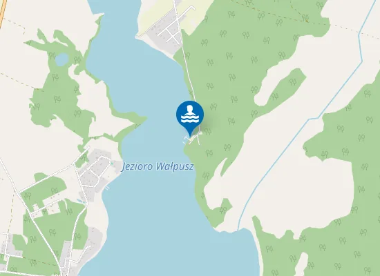 Map of Kąpielisko Ośrodka Wałpusz Akademii Policji w Szczytnie