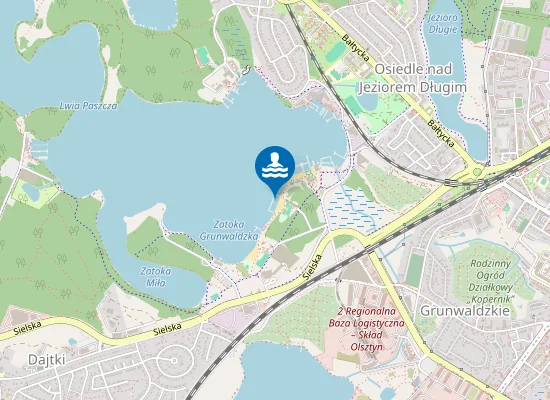 Map of KĄPIELISKO NR 2 PLAŻA MIEJSKA