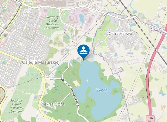 Map of KĄPIELISKO SKANDA