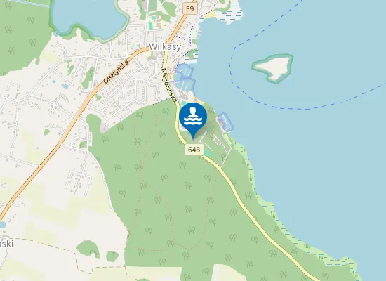 Map of KĄPIELISKO RESORT NIEGOCIN