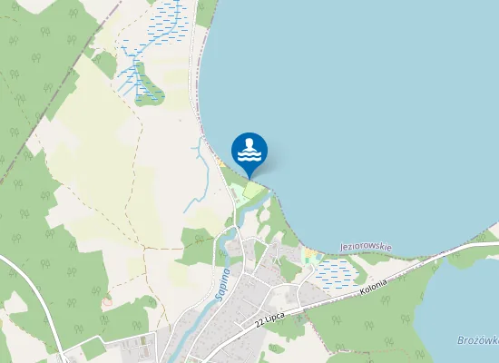 Map of Kąpielisko Camp Junior Kruklanki