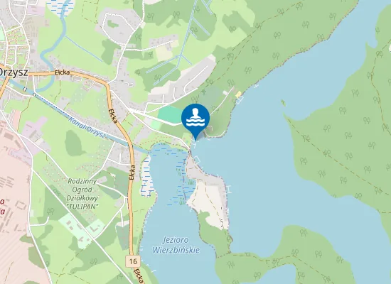 Map of Kąpielisko Miejskie w Orzyszu