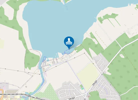 Map of Kąpielisko na Jeziorze Roś w Piszu