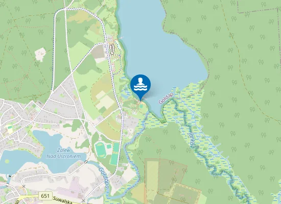 Map of PLAŻA MIEJSKA OSIR