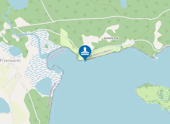 Map of Baza Obozowa Hufca Zhp Otwock W Przerwankach