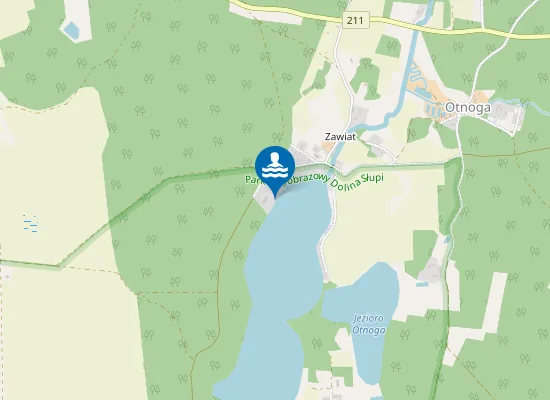 Map of Kąpielisko Zawiaty