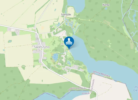 Map of KĄPIELISKO ŚWIESZYNO NAD JEZIOREM GŁĘBOKIM