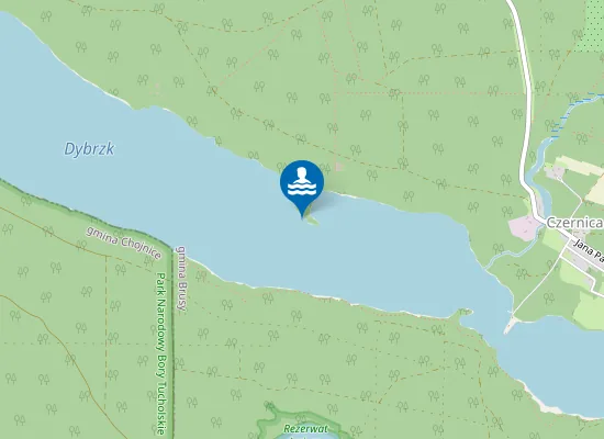 Map of Kąpielisko Harcerskiej Bazy Obozowej w Czernicy