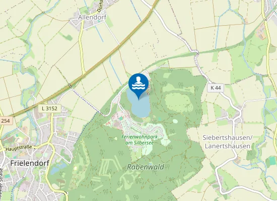 Map of SILBERSEE FRIELENDORF