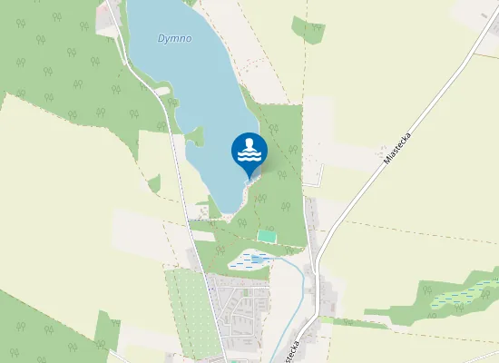Map of KĄPIELISKO NAD JEZIOREM DYMNO W KOCZALE