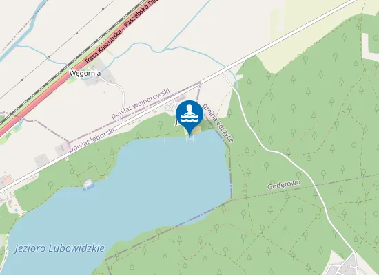 Map of Kąpielisko MIRON nad Jeziorem Lubowidzkim