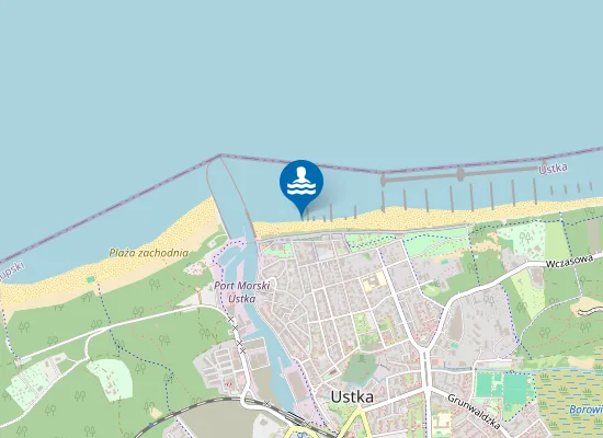 Map of USTKA WSCHÓD