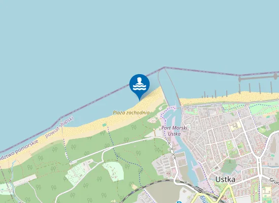 Map of USTKA ZACHÓD I