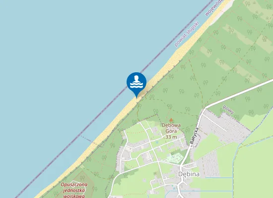 Map of Dębina