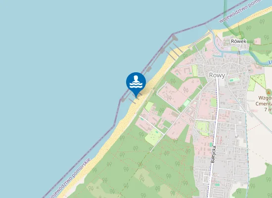 Map of ROWY ZACHÓD RADOMSKO