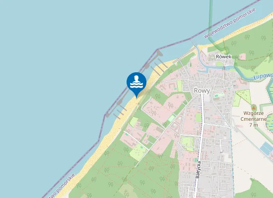 Map of ROWY ZACHÓD SŁONECZKO