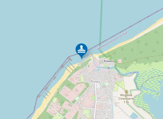 Map of ROWY ZACHÓD CENTRALNE