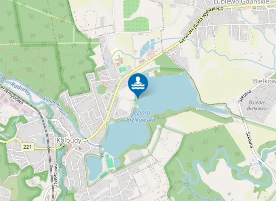 Map of KĄPIELISKO GMINNE W KOLBUDACH PRZY UL. A. WAŻNEGO 3