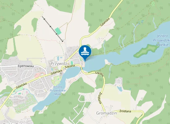 Map of Kąpielisko gminne w Przywidzu