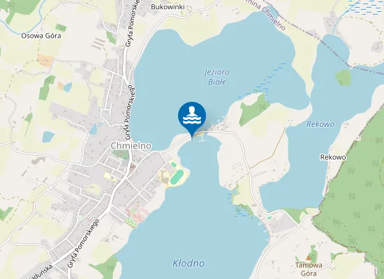 Map of KĄPIELISKO GMINNE W CHMIELNIE