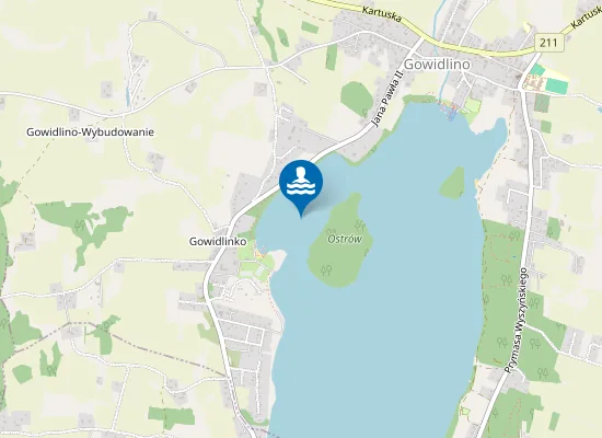 Map of Słoneczna Zatoka Gowidlino