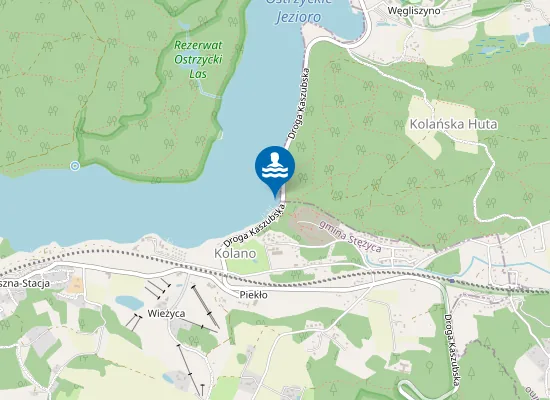 Map of Centrum Wypoczynkowe Wieżyca Kolano 79 83-315 Szymbark