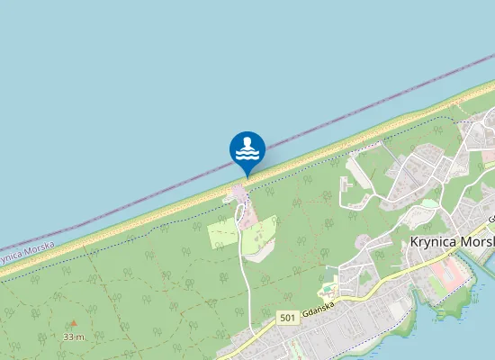Map of KĄPIELISKO MORSKIE KRYNICA MORSKA - PORT 2