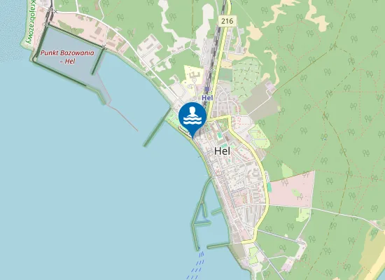 Map of KĄPIELISKO NR 3 - MAŁA PLAŻA