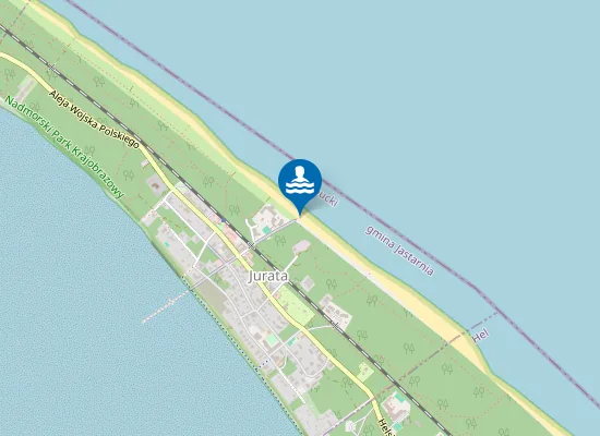 Map of KĄPIELISKO JURATA MIĘDZYMORZE