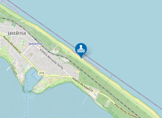 Map of KĄPIELISKO JASTARNIA LEŚNA