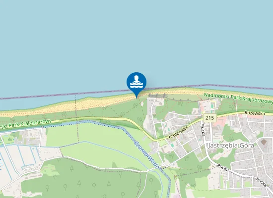 Map of JASTRZĘBIA GÓRA WEJŚCIE NR 25