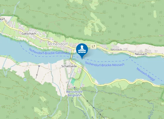 Map of WEIßENSEE, TECHENDORF SÜD