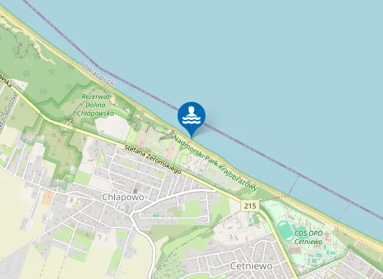 Map of Chłapowo Wejście Na Plażę Nr 14