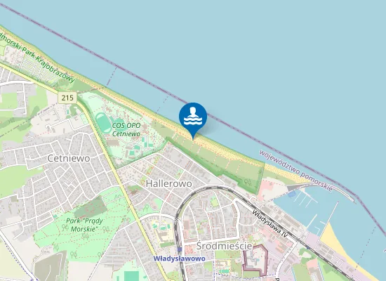 Map of WŁADYSŁAWOWO WEJŚCIE NR 6