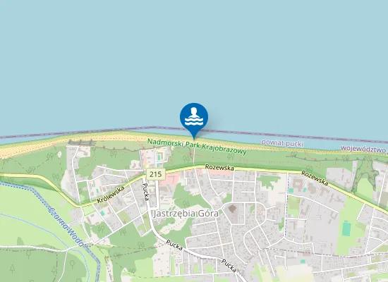 Map of JASTRZĘBIA GÓRA WEJŚCIE NR 23