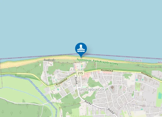 Map of Jastrzębia Góra Wejście Nr 22