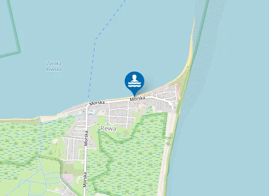 Map of REWA OD STRONY ZATOKI PUCKIEJ