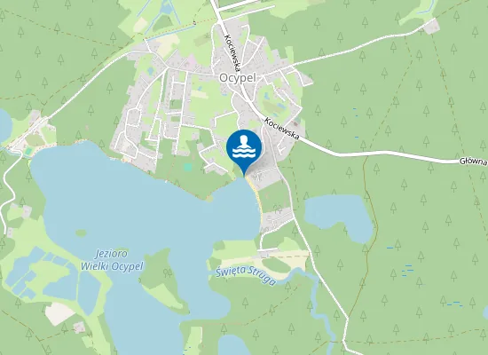 Map of Gminne Kąpielisko W Ocyplu