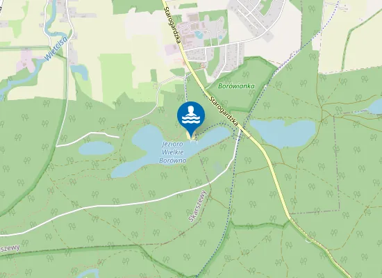 Map of Borówno Wielkie