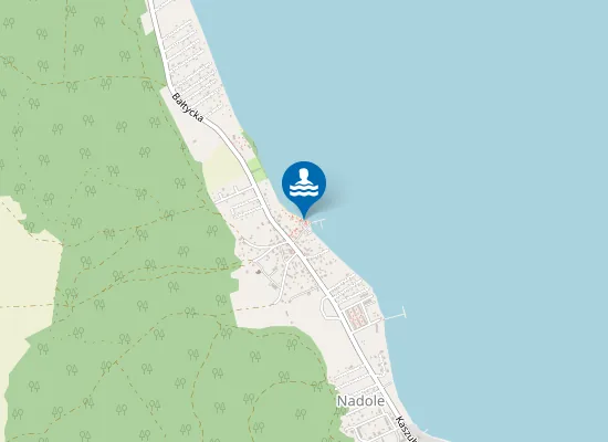 Map of JEZIORO ŻARNOWIECKIE- PRZYSTAŃ W NADOLU