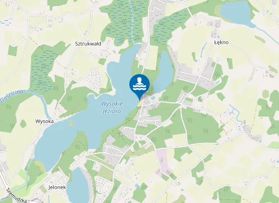 Map of JEZIORO WYSOKA – WYCZTOK